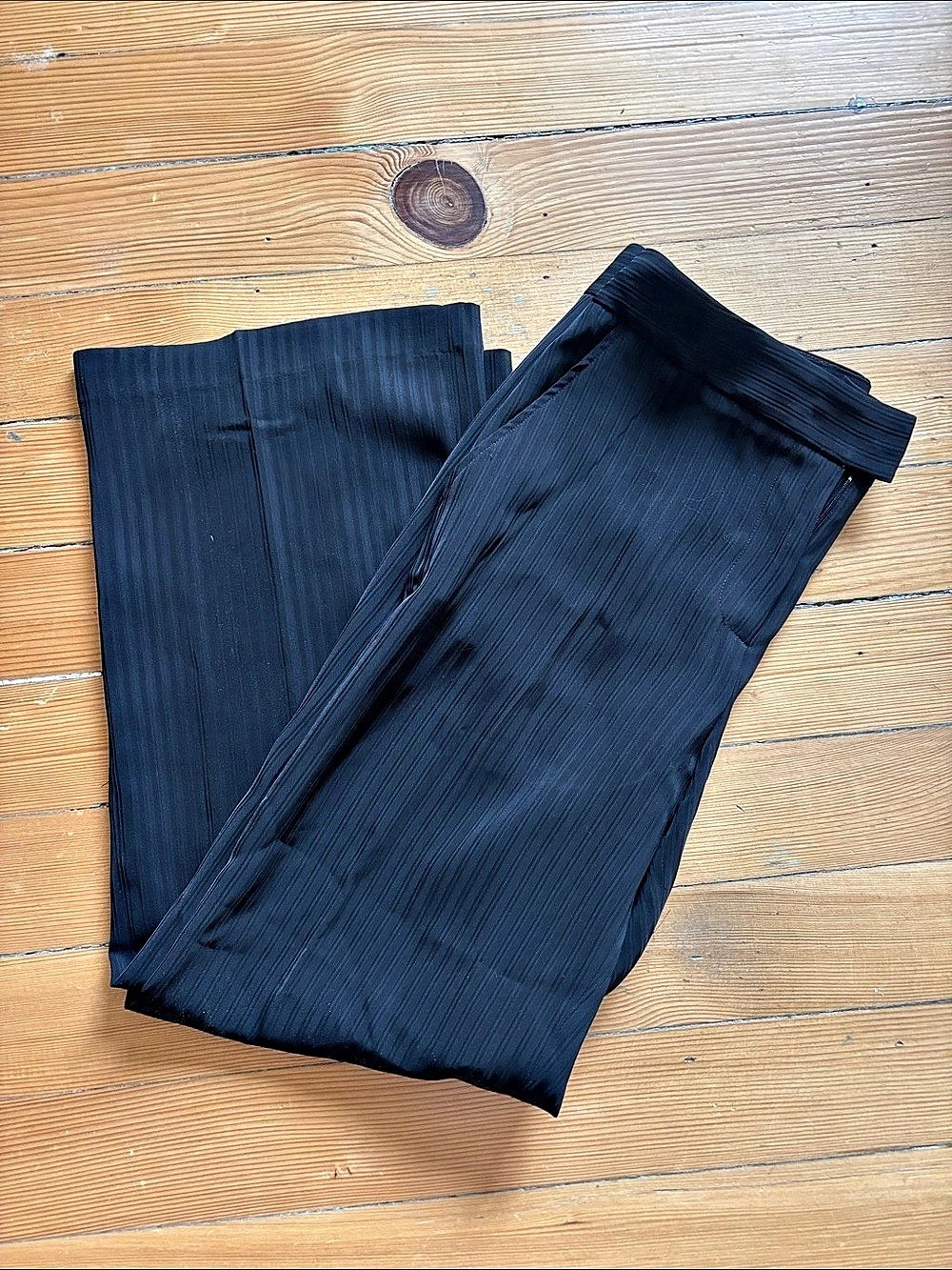 JM Studio The Pant Pleated Trousers in Black Size 6 NWT